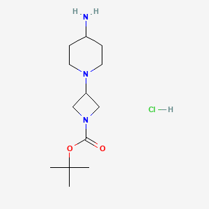 Tert-butyl3-(4-aminopiperidin-1-yl)azetidine-1-carboxylatehydrochloride