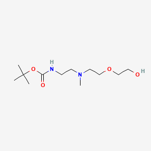 tert-Butyl (2-((2-(2-hydroxyethoxy)ethyl)(methyl)amino)ethyl)carbamate