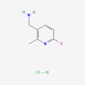 1-(6-Fluoro-2-methylpyridin-3-yl)methanamine hydrochloride