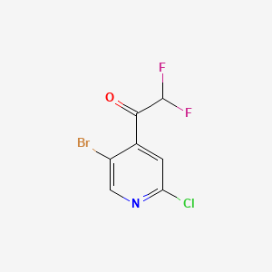 1-(5-Bromo-2-chloropyridin-4-yl)-2,2-difluoroethanone