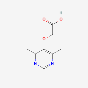 2-[(4,6-Dimethylpyrimidin-5-yl)oxy]aceticacid