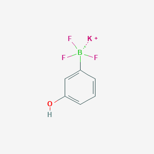molecular formula C6H5BF3KO B1358487 Potassium 3-hydroxyphenyltrifluoroborate CAS No. 871231-45-7