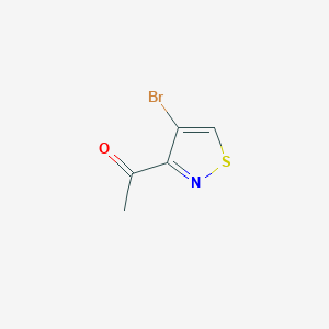 1-(4-Bromo-1,2-thiazol-3-yl)ethan-1-one