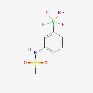 molecular formula C7H8BF3KNO2S B1358492 三氟(3-(甲基磺酰胺)苯基)硼酸钾 CAS No. 850623-67-5