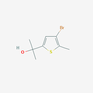 2-(4-Bromo-5-methylthiophen-2-yl)propan-2-ol