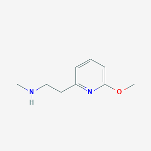 2-(6-Methoxypyridin-2-yl)-N-methylethan-1-amine