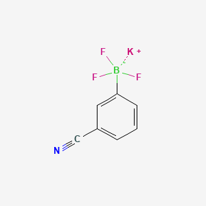 molecular formula C7H4BF3KN B1358496 Potassium (3-Cyanophenyl)trifluoroborate CAS No. 850623-46-0