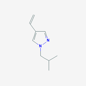 4-ethenyl-1-(2-methylpropyl)-1H-pyrazole