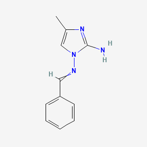 1-(Benzylideneamino)-4-methylimidazol-2-amine