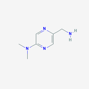 5-(aminomethyl)-N,N-dimethylpyrazin-2-amine