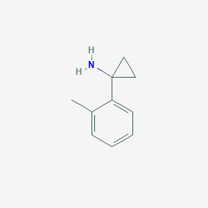 molecular formula C10H13N B1358522 1-(2-甲基苯基)环丙胺 CAS No. 503417-29-6