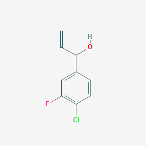 1-(4-Chloro-3-fluorophenyl)prop-2-en-1-ol