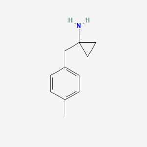molecular formula C11H15N B1358523 1-(4-甲基苄基)环丙胺 CAS No. 27018-59-3