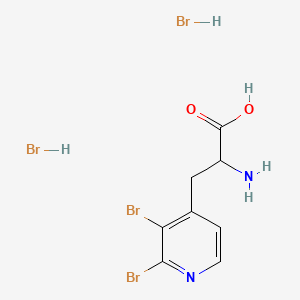 2-Amino-3-(2,3-dibromopyridin-4-yl)propanoicaciddihydrobromide