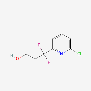 3-(6-Chloropyridin-2-yl)-3,3-difluoropropan-1-ol