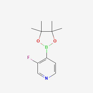 molecular formula C11H15BFNO2 B1358525 3-Fluoro-4-(4,4,5,5-Tetramethyl-1,3,2-Dioxaborolan-2-Yl)Pyridine CAS No. 458532-88-2