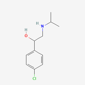 molecular formula C11H16ClNO B1358532 1-(4-氯苯基)-2-(异丙基氨基)乙醇 CAS No. 23299-13-0
