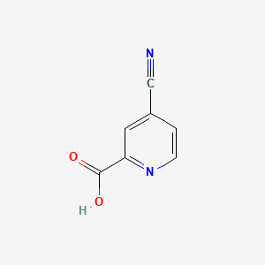 molecular formula C7H4N2O2 B1358536 4-氰基吡啶-2-甲酸 CAS No. 640296-19-1