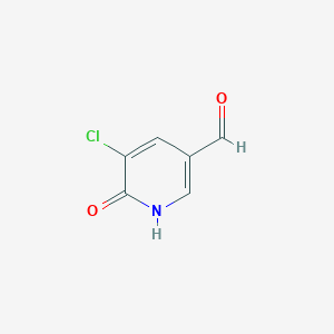 molecular formula C6H4ClNO2 B1358543 5-氯-6-羟基烟醛 CAS No. 627501-18-2