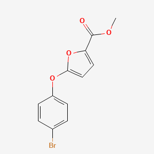 molecular formula C12H9BrO4 B1358544 Methyl 5-(4-bromophenoxy)-2-furoate CAS No. 952183-41-4