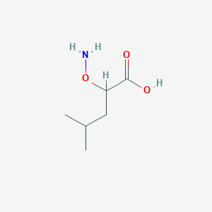 2-(Aminooxy)-4-methylpentanoic acid