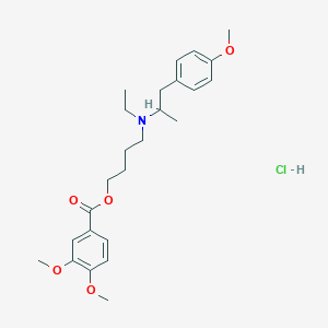 molecular formula C₂₅H₃₆ClNO₅ B135855 盐酸美贝维林 CAS No. 2753-45-9
