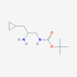 tert-Butyl (2-amino-3-cyclopropylpropyl)carbamate