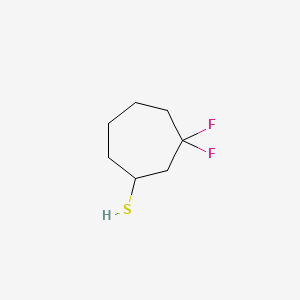 3,3-Difluorocycloheptane-1-thiol