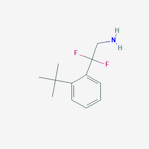 2-(2-Tert-butylphenyl)-2,2-difluoroethan-1-amine