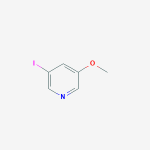 molecular formula C6H6INO B1358553 3-碘-5-甲氧基吡啶 CAS No. 873302-36-4