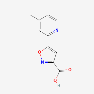 5-(4-Methyl-2-pyridyl)isoxazole-3-carboxylic Acid