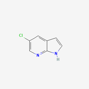 molecular formula C7H5ClN2 B1358554 5-chloro-1H-pyrrolo[2,3-b]pyridine CAS No. 866546-07-8