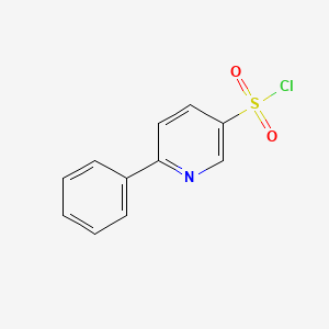 molecular formula C11H8ClNO2S B1358556 6-Phenylpyridine-3-sulfonyl chloride CAS No. 884507-12-4