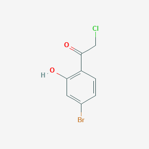 1-(4-Bromo-2-hydroxyphenyl)-2-chloroethan-1-one