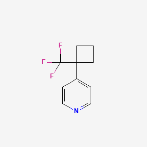 4-[1-(Trifluoromethyl)cyclobutyl]pyridine