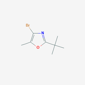 4-Bromo-2-tert-butyl-5-methyl-1,3-oxazole