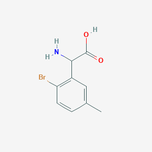 2-Amino-2-(2-bromo-5-methylphenyl)acetic acid