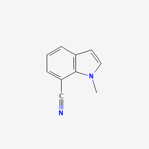 molecular formula C10H8N2 B1358581 1-Methyl-1H-indole-7-carbonitrile CAS No. 52951-14-1