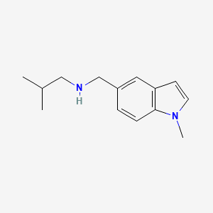 2-Methyl-N-((1-methyl-1h-indol-5-yl)methyl)propan-1-amine