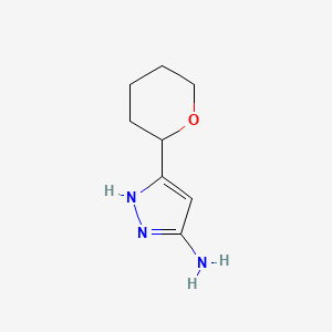 3-Amino-5-(2-tetrahydropyranyl)pyrazole