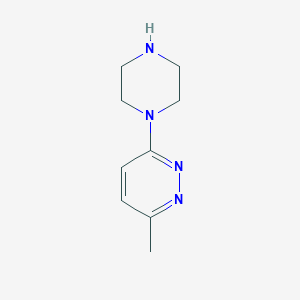 molecular formula C9H14N4 B1358585 3-Methyl-6-piperazin-1-ylpyridazine CAS No. 219635-87-7