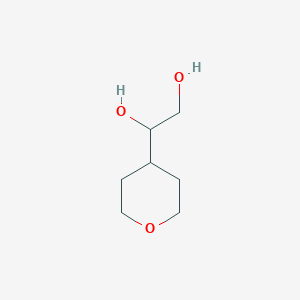 1-(Oxan-4-yl)ethane-1,2-diol