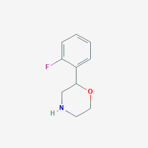 molecular formula C10H12FNO B1358595 2-(2-氟苯基)吗啉 CAS No. 1017480-65-7