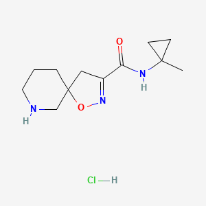 N-(1-methylcyclopropyl)-1-oxa-2,7-diazaspiro[4.5]dec-2-ene-3-carboxamide hydrochloride