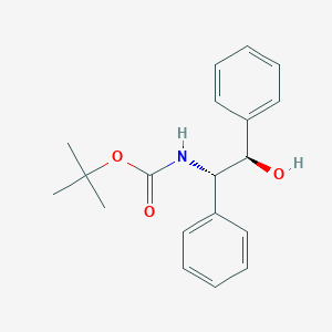 tert-butyl N-[(1S,2R)-2-hydroxy-1,2-diphenylethyl]carbamate