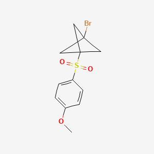 1-Bromo-3-(4-methoxybenzenesulfonyl)bicyclo[1.1.1]pentane