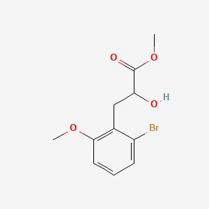 Methyl 3-(2-bromo-6-methoxyphenyl)-2-hydroxypropanoate