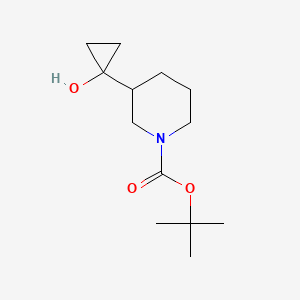 Tert-butyl 3-(1-hydroxycyclopropyl)piperidine-1-carboxylate