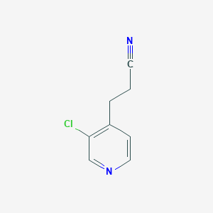 3-(3-Chloropyridin-4-yl)propanenitrile