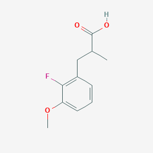 3-(2-Fluoro-3-methoxyphenyl)-2-methylpropanoic acid